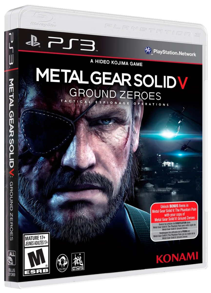 Metal Gear Solid V: Ground Zeroes box art