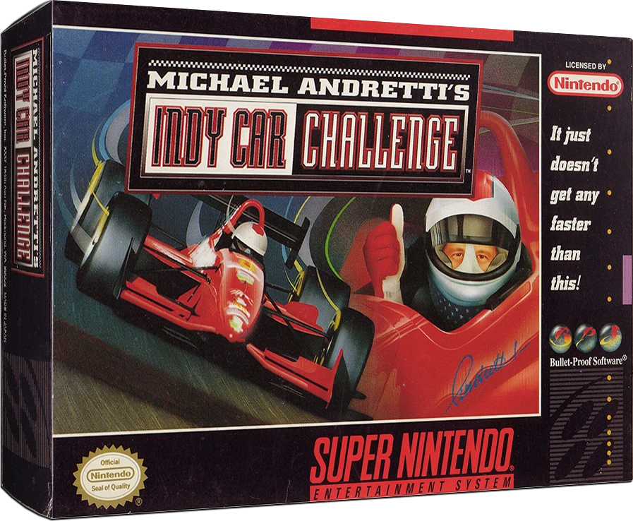 Michael Andretti's Indy Car Challenge box art