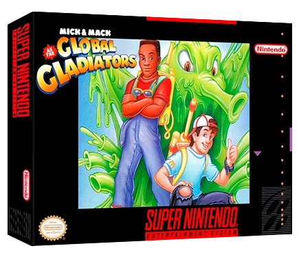 Mick and Mack Global Gladiators box art
