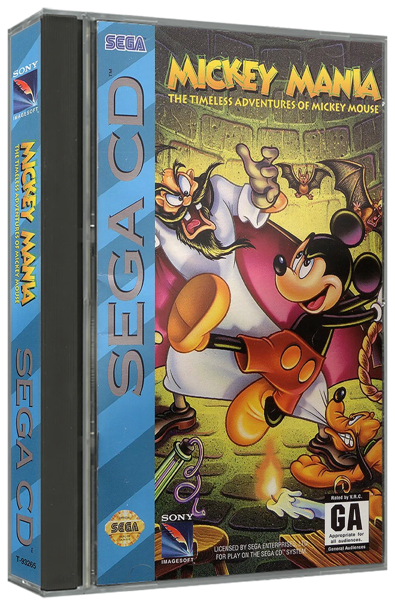 Mickey Mania box art