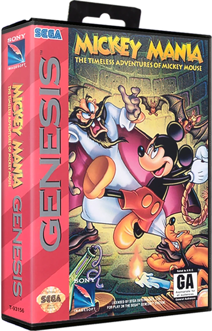 Mickey Mania box art
