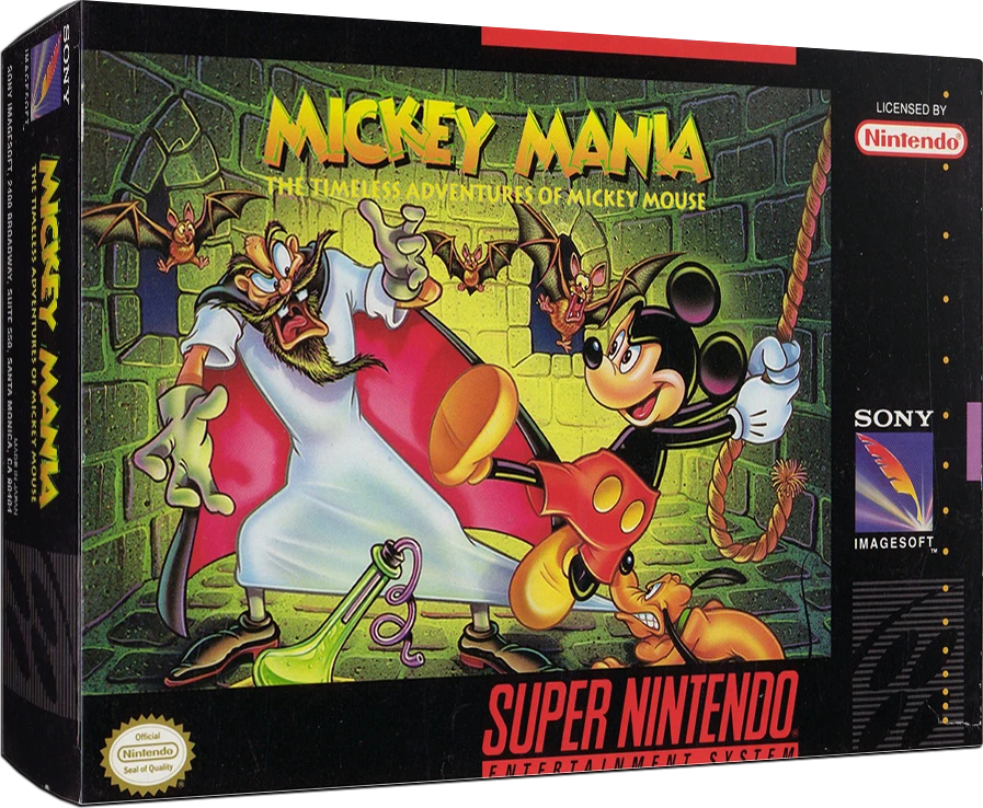 Mickey Mania box art