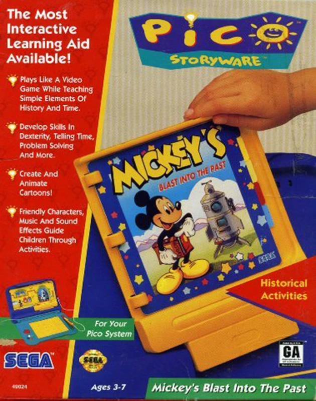 Mickey's Blast into the Past box art