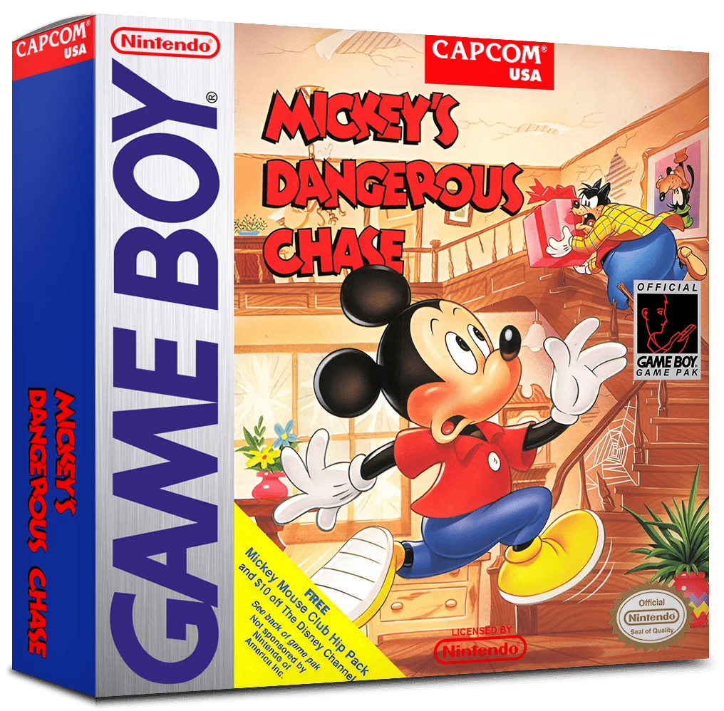 Mickey's Dangerous Chase [Player's Choice] box art