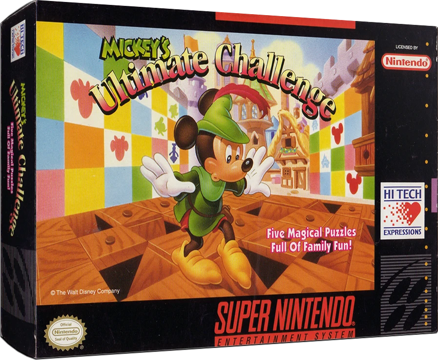 Mickey's Ultimate Challenge box art