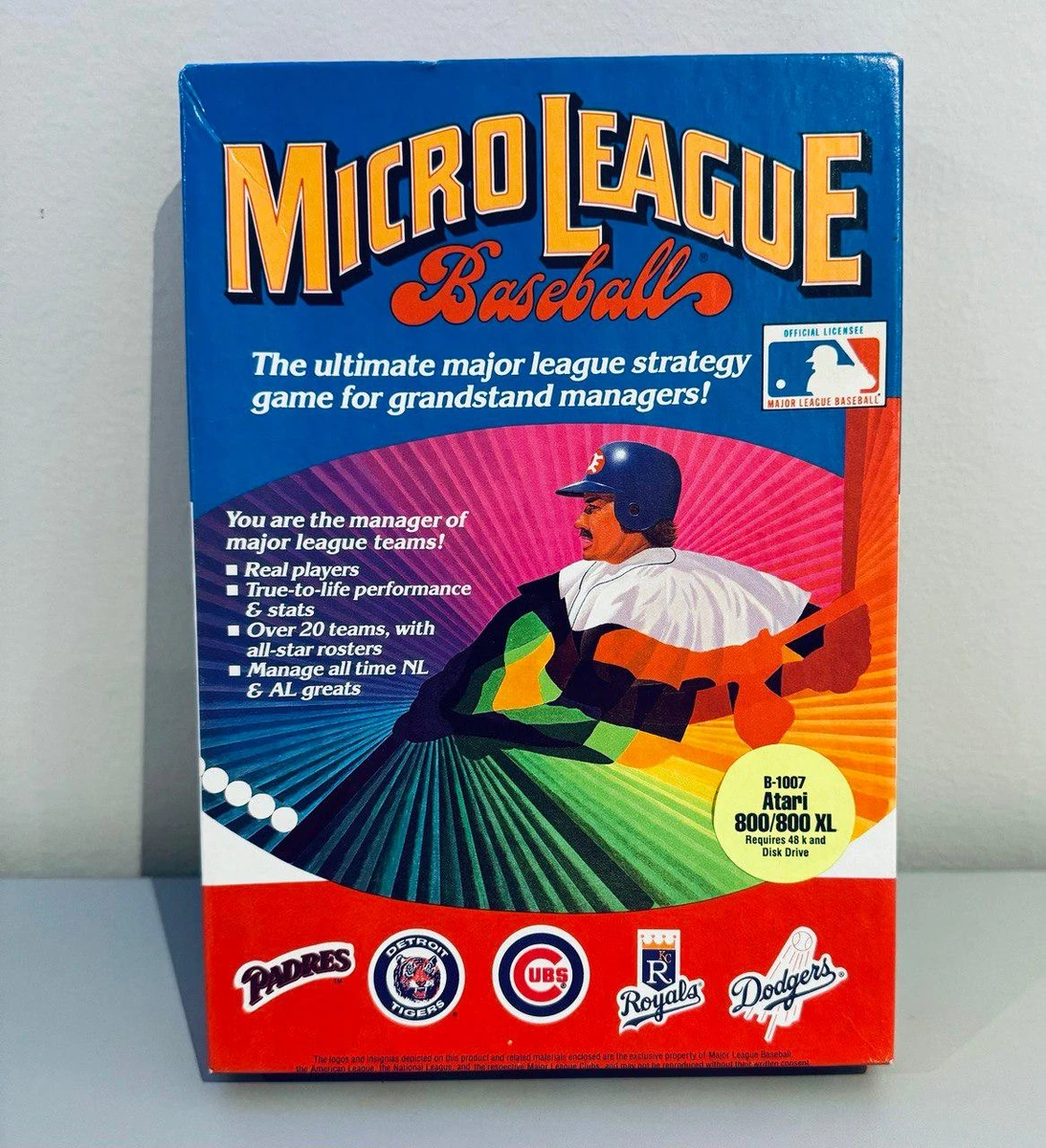 Micro League Baseball box art