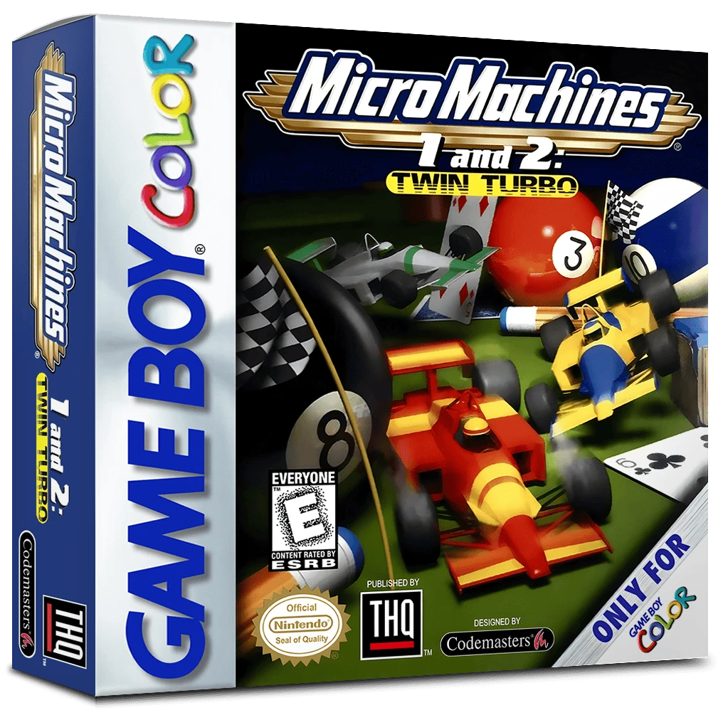 Micro Machines 1 and 2 Twin Turbo box art