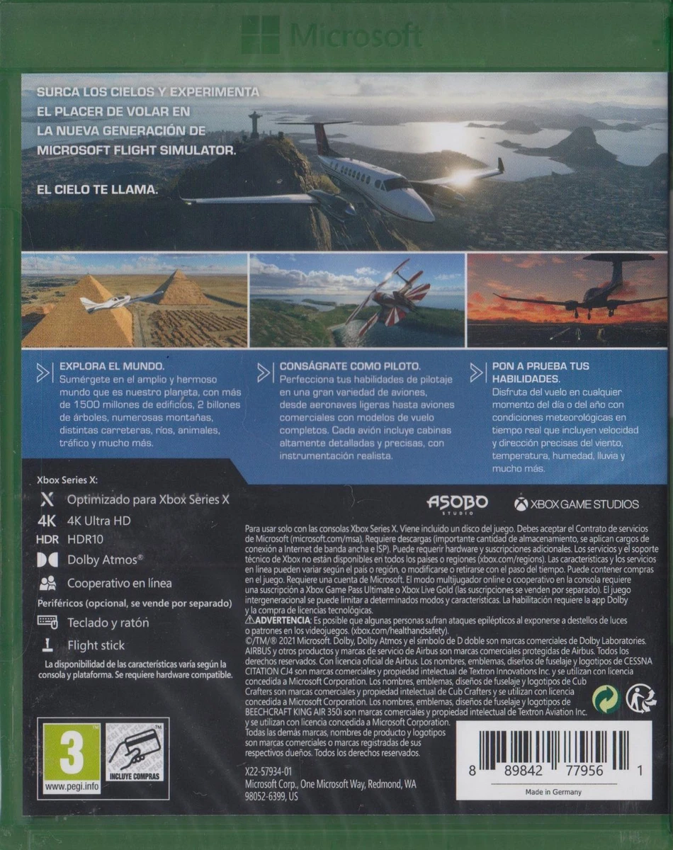 Microsoft Flight Simulator box art