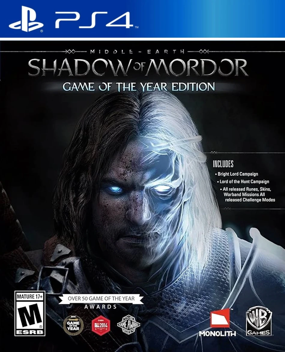 Middle-earth Shadow of Mordor box art