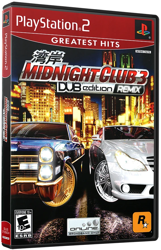 Midnight Club 3 Dub Edition Remix box art