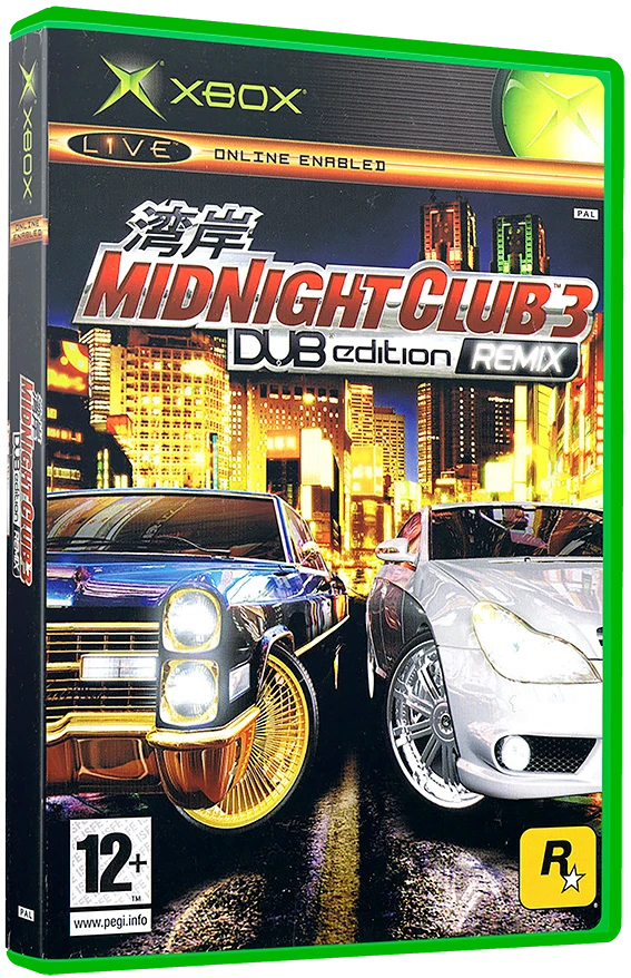 Midnight Club 3 Dub Edition Remix box art