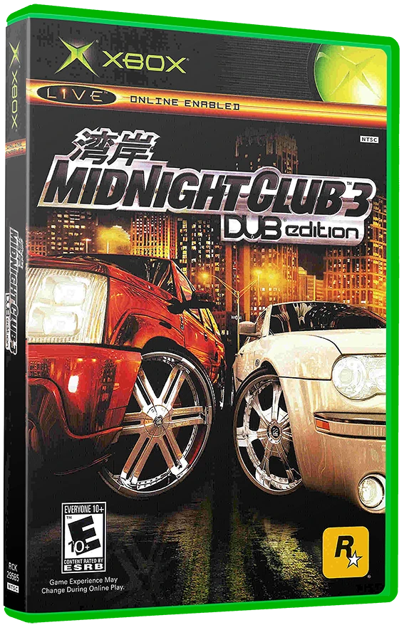 Midnight Club 3 Dub Edition box art