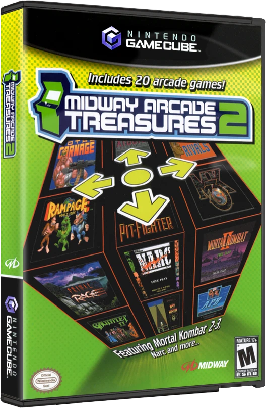 Midway Arcade Treasures 2 box art
