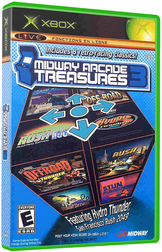 Midway Arcade Treasures 3 box art