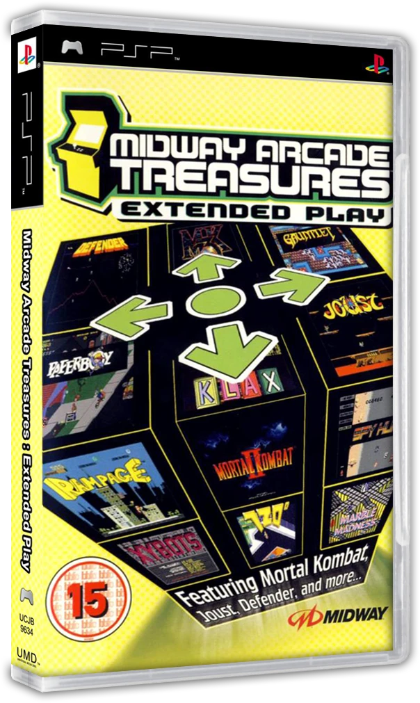 Midway Arcade Treasures Extended Play box art