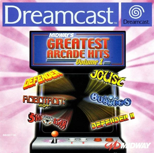 Midway's Greatest Hits Volume 1 box art