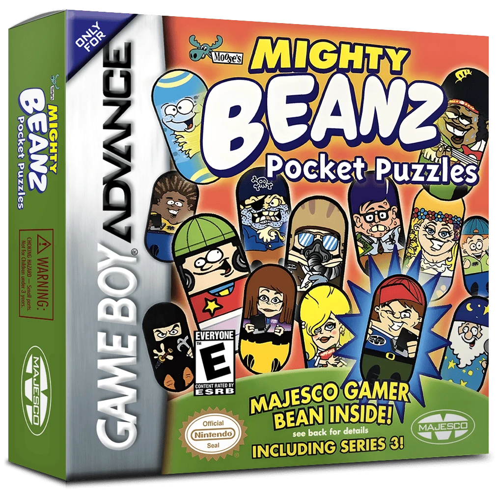 Mighty Beanz Pocket Puzzles box art