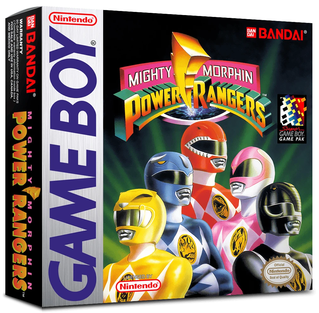 Mighty Morphin Power Rangers box art