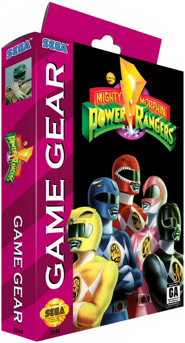 Mighty Morphin Power Rangers box art