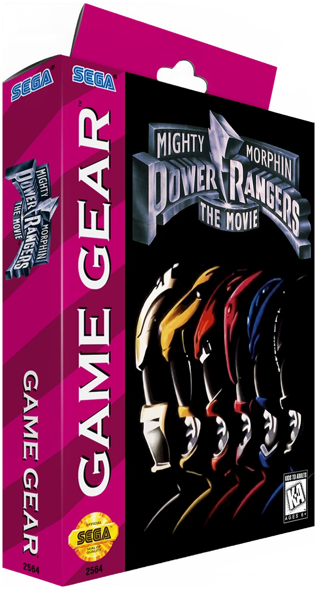 Mighty Morphin Power Rangers The Movie box art