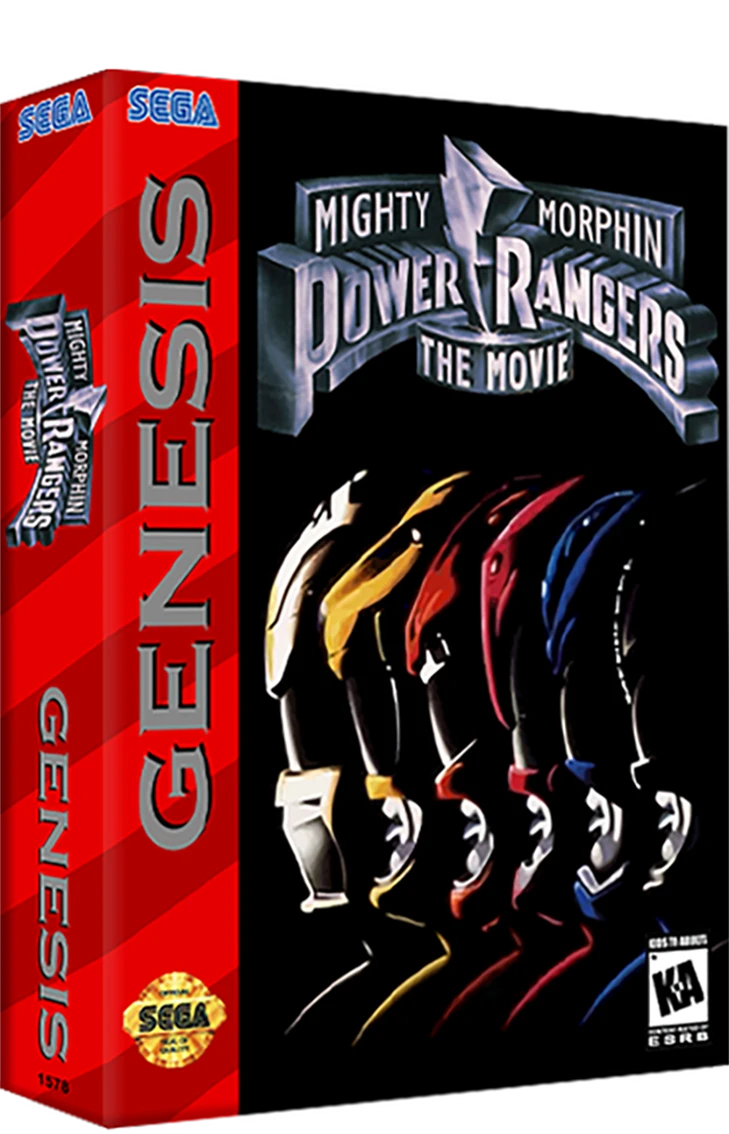 Mighty Morphin Power Rangers The Movie box art