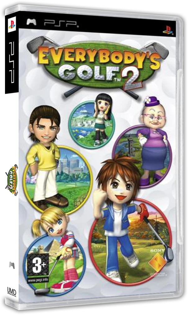 Minna no Golf Portable 2 box art
