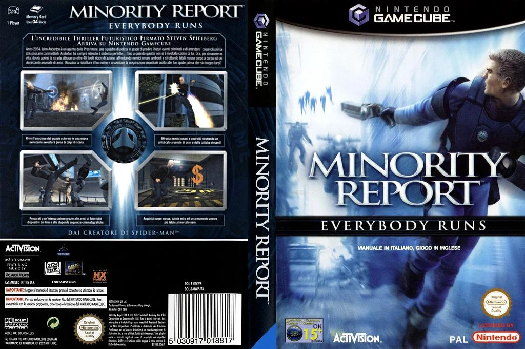 Minority Report box art