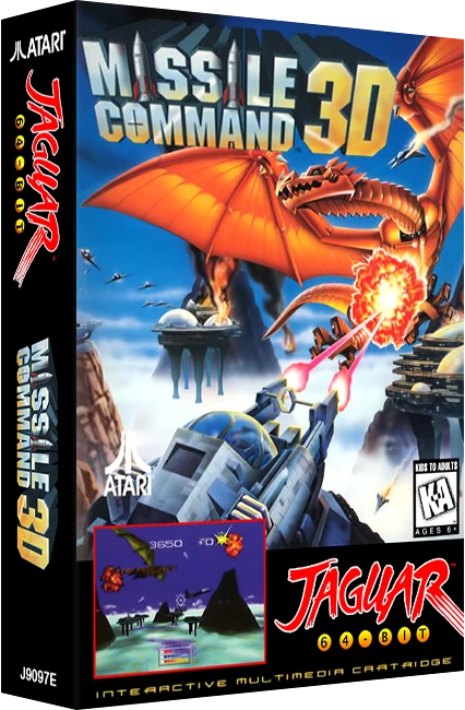 Missile Command 3D box art