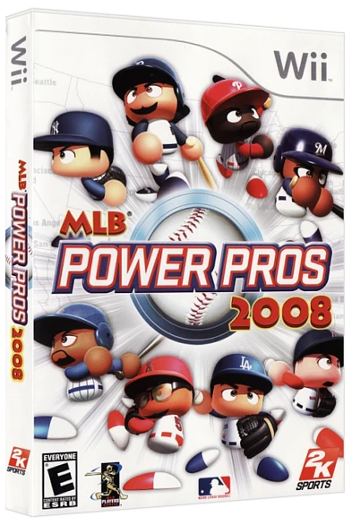 MLB Power Pros 2008 box art