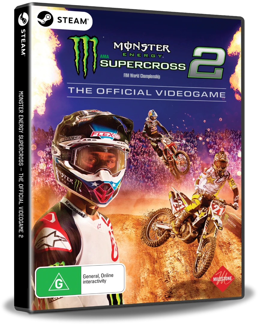 Monster Energy Supercross 2 box art