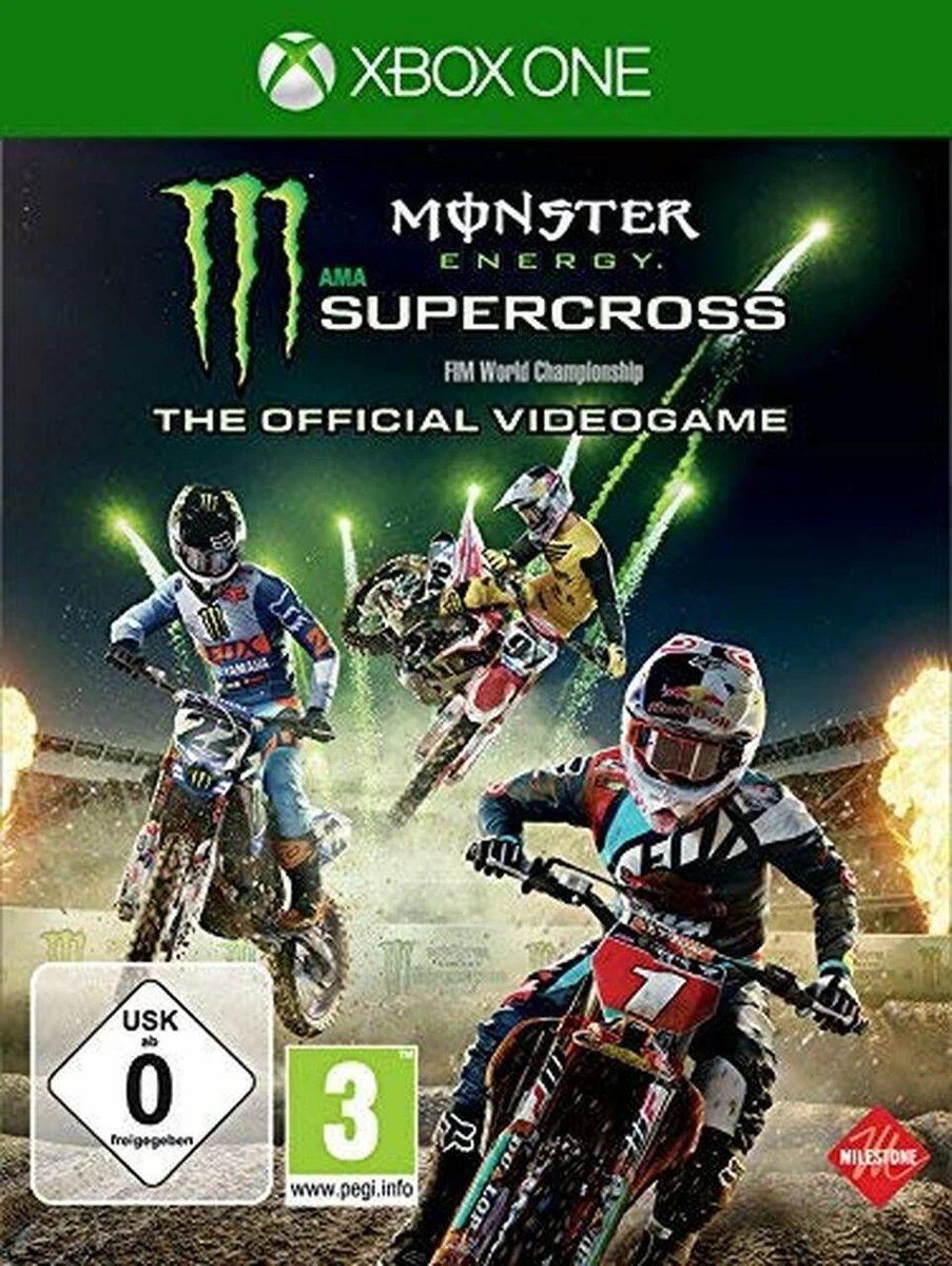 Monster Energy Supercross box art