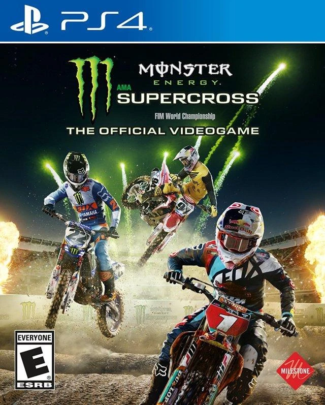 Monster Energy Supercross box art