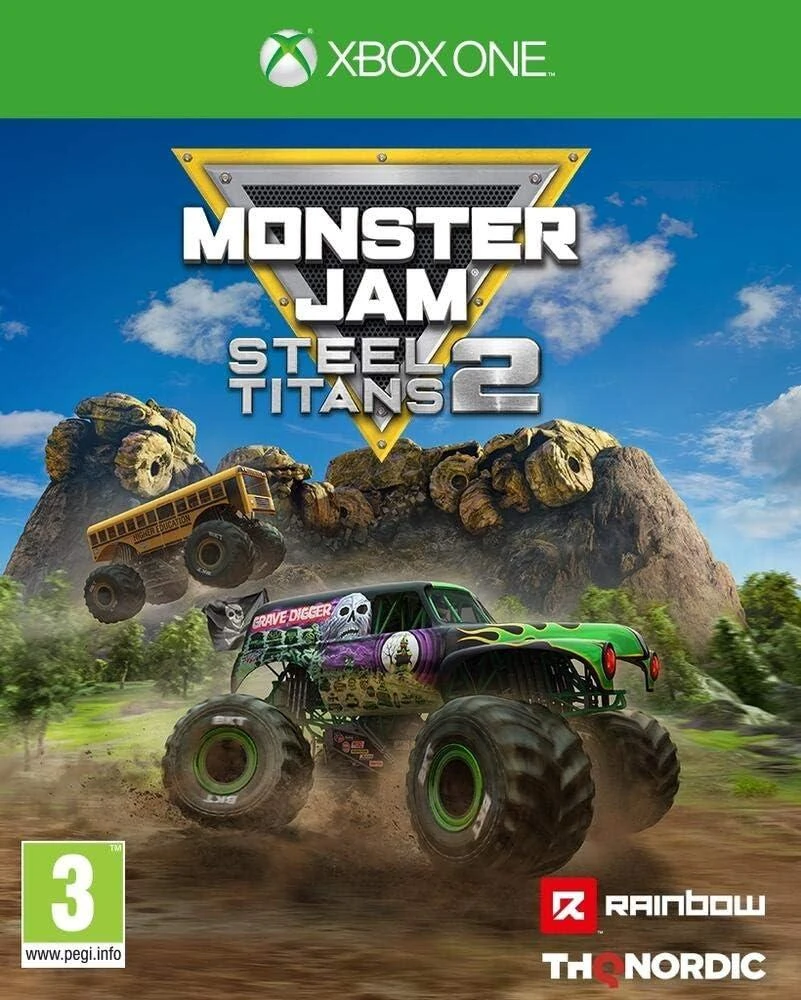 Monster Jam Steel Titans 2 box art