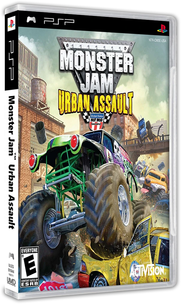 Monster Jam Urban Assault box art
