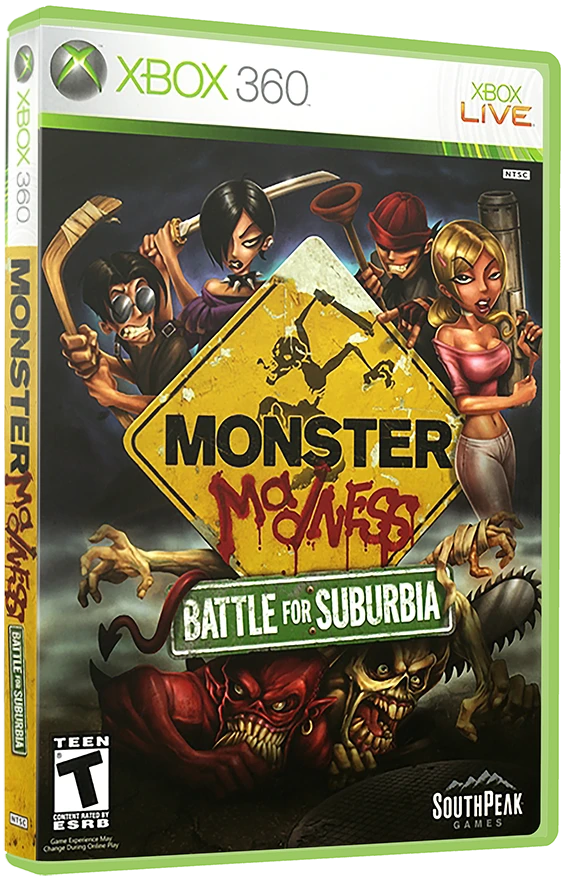 Monster Madness Battle for Suburbia box art