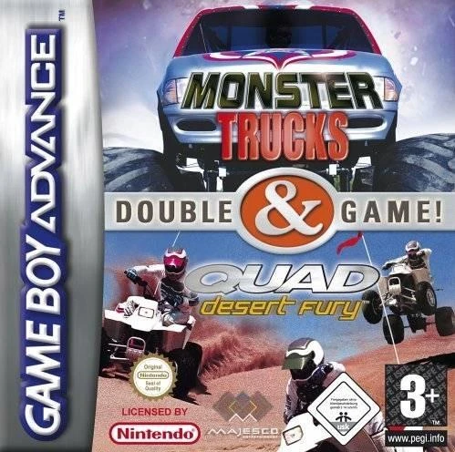 Monster Trucks & Quad Desert Fury box art
