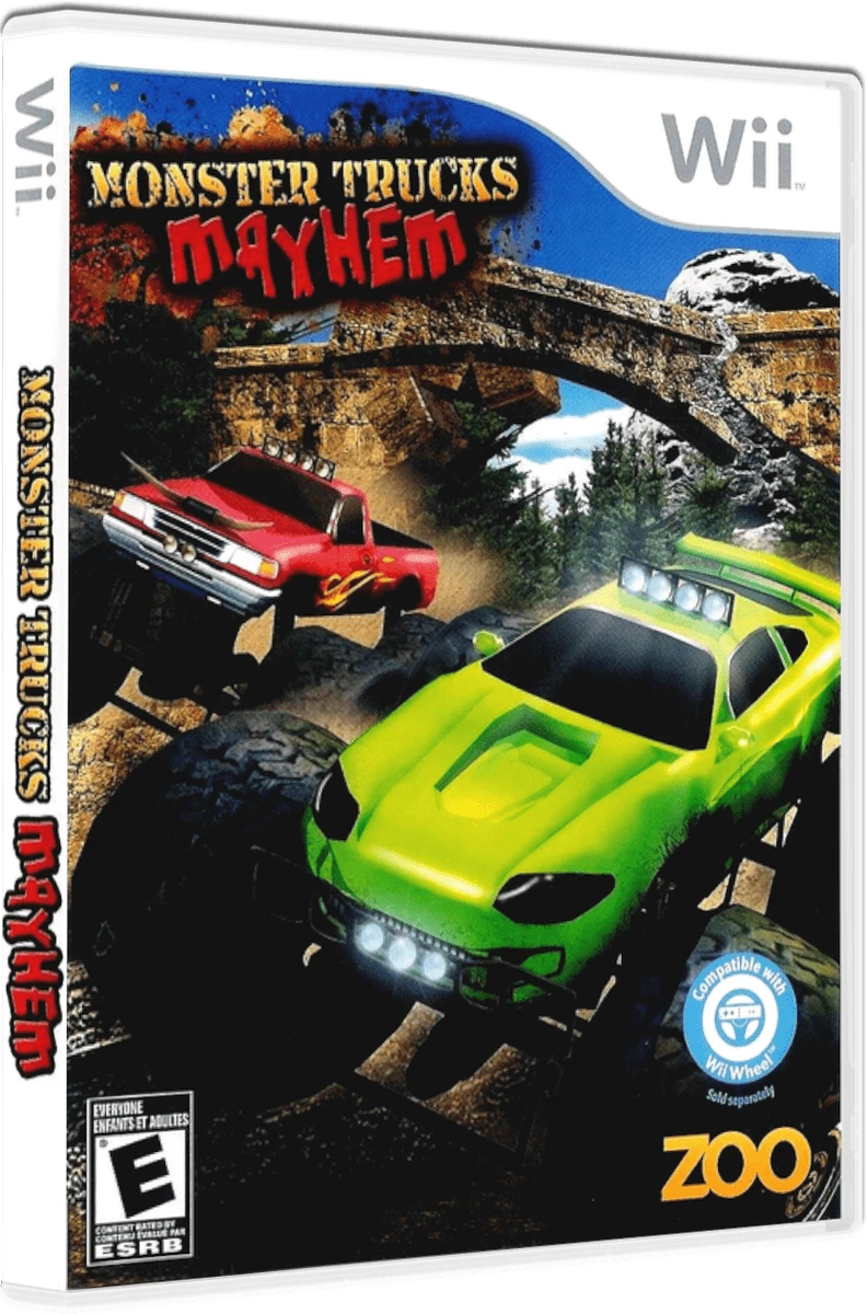 Monster Trucks Mayhem box art