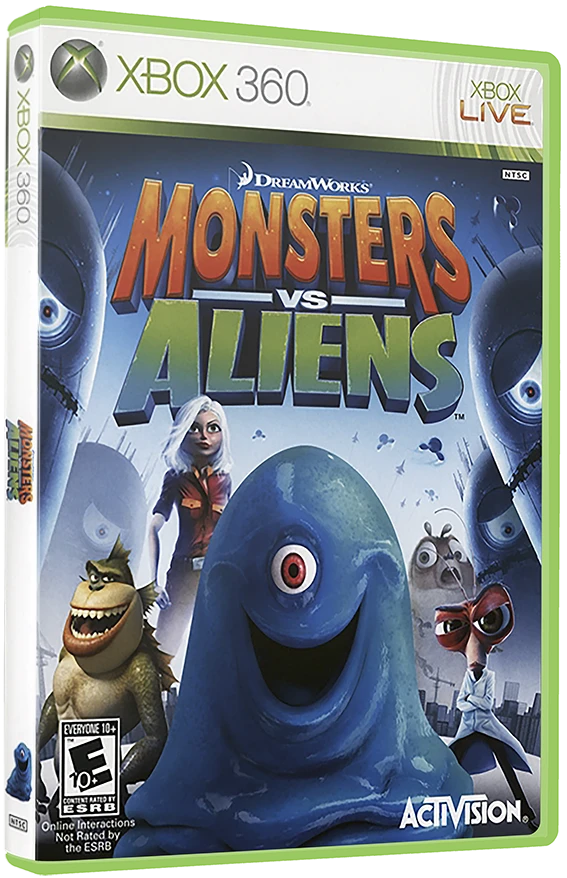 Monsters vs. Aliens box art