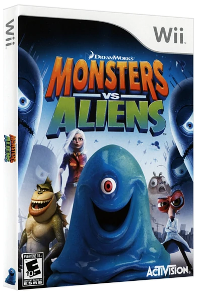 Monsters vs. Aliens box art