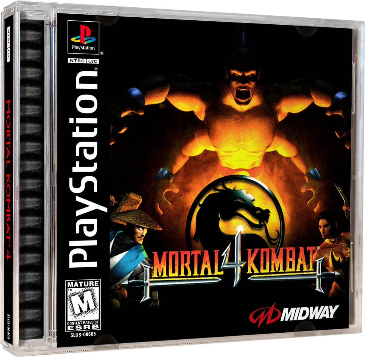Mortal Kombat 4 box art