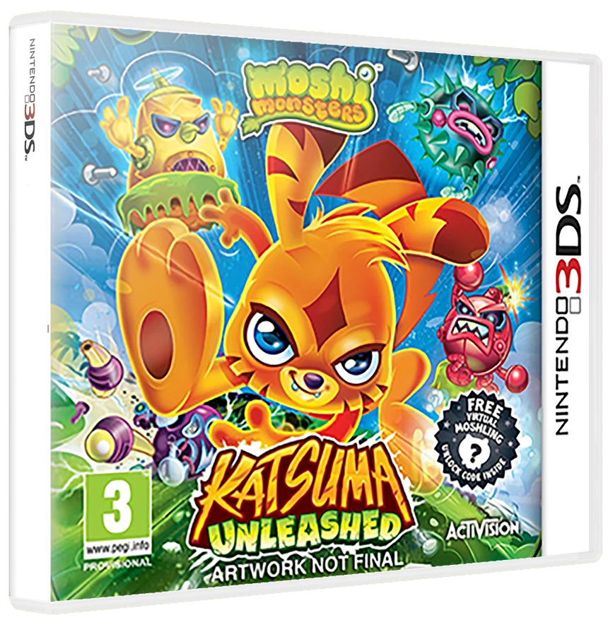 Moshi Monsters: Katsuma Unleashed box art
