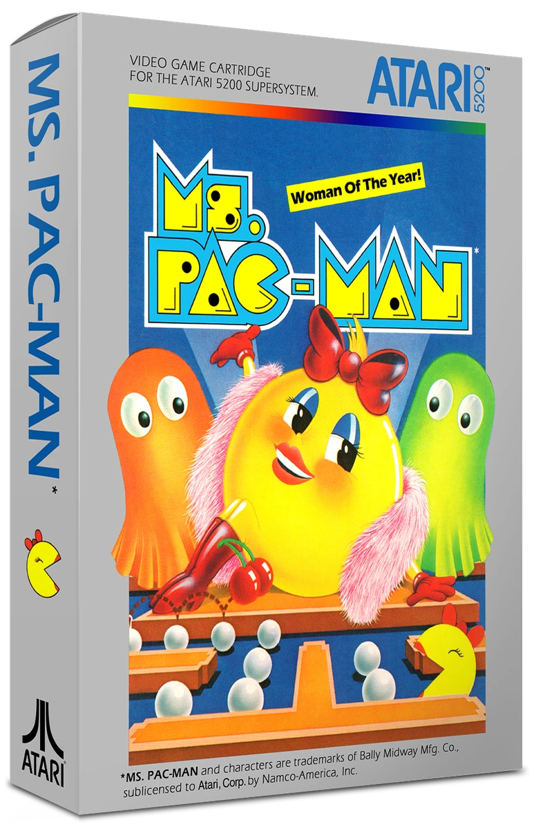Ms. Pac-Man box art