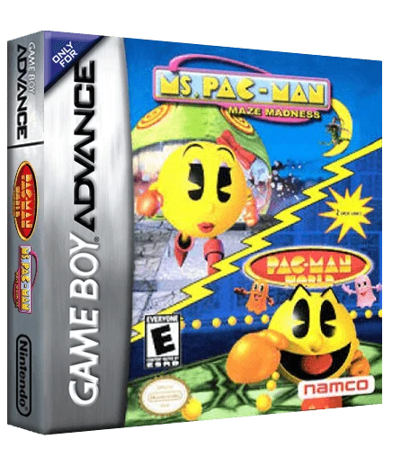 Ms. Pac-Man Maze Madness Pac-Man World box art