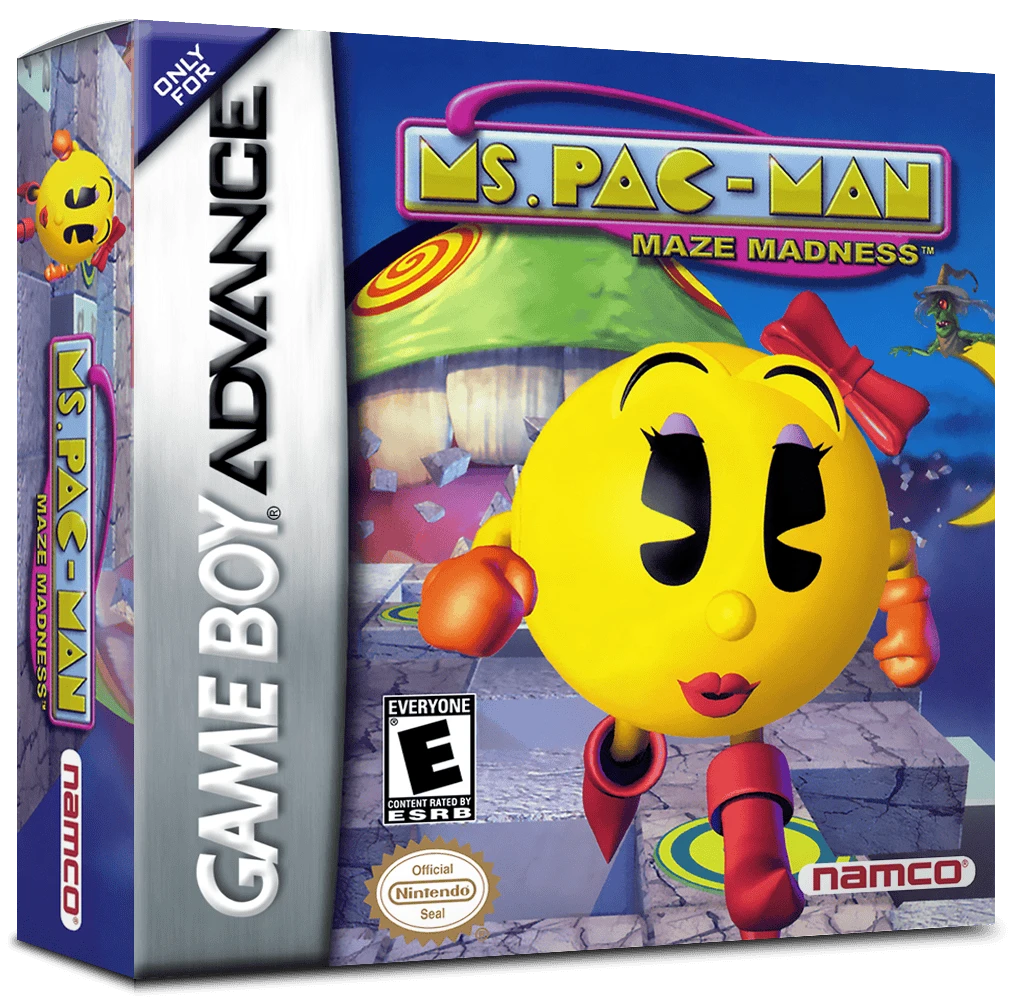 Ms. Pac-Man Maze Madness box art