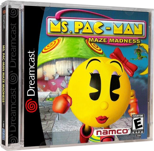 Ms. Pac-Man Maze Madness box art