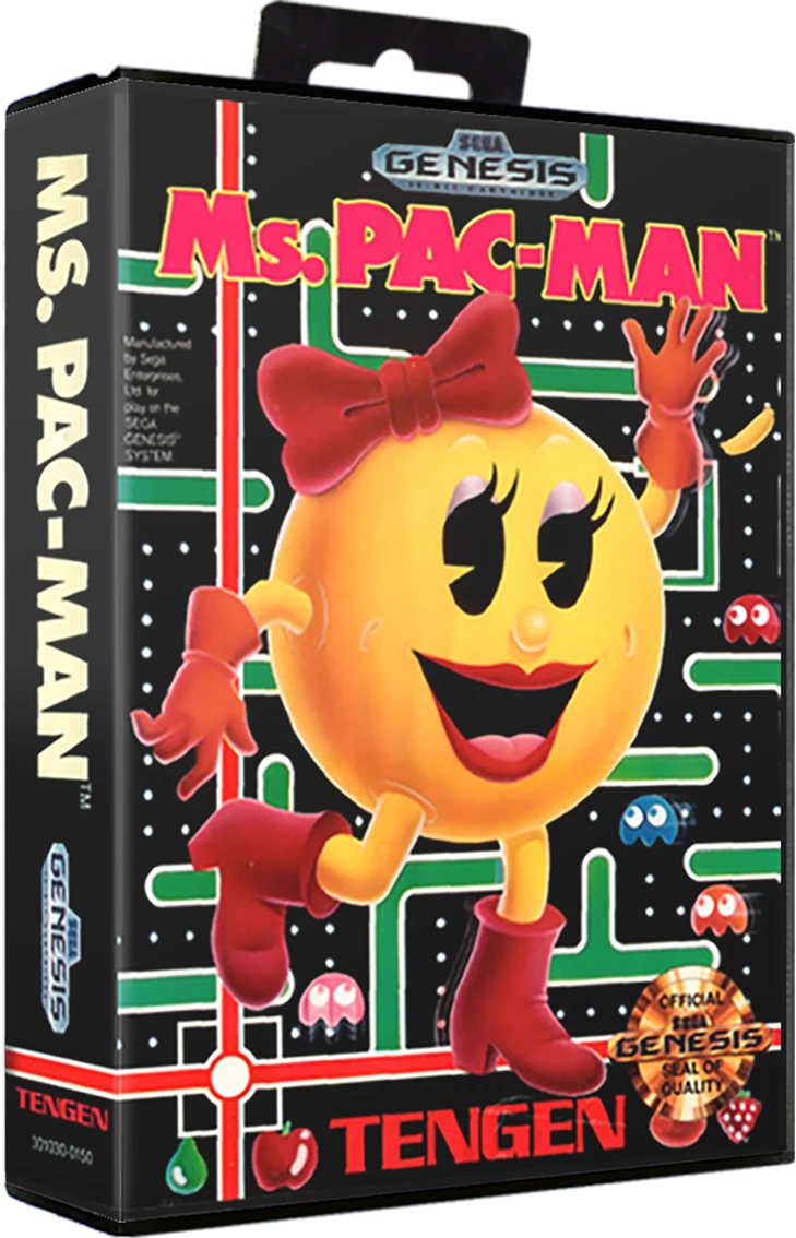 Ms. Pac-Man box art