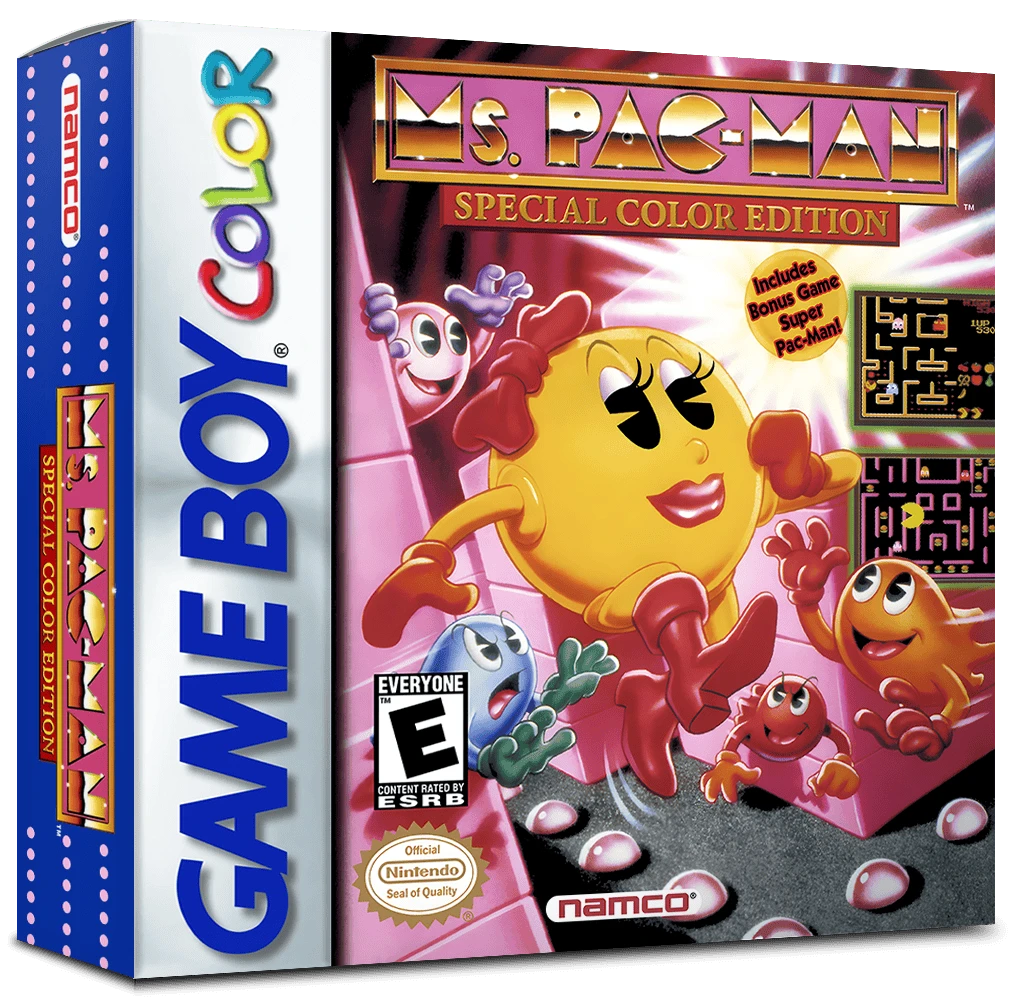 Ms. Pac-Man Special Colour Edition box art