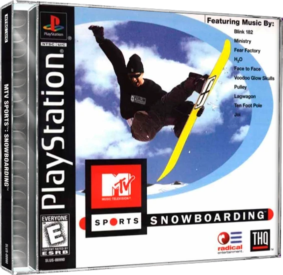 MTV Sports Snowboarding box art
