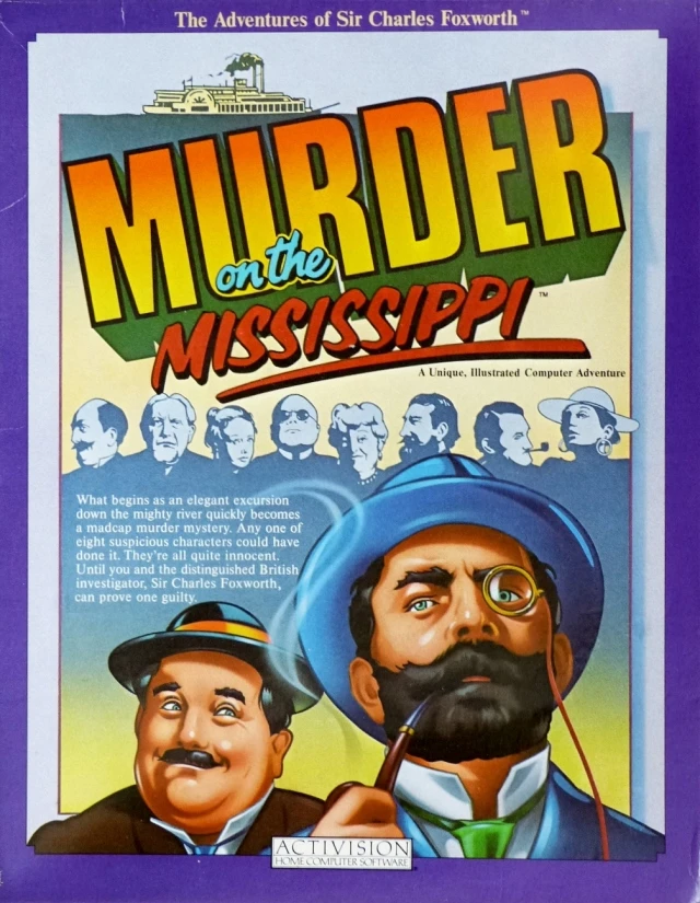 Murder On The Mississippi box art