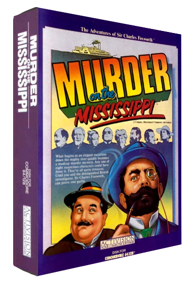 Murder on the Mississippi box art
